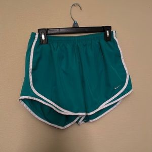 Torquise Nike Track Shorts